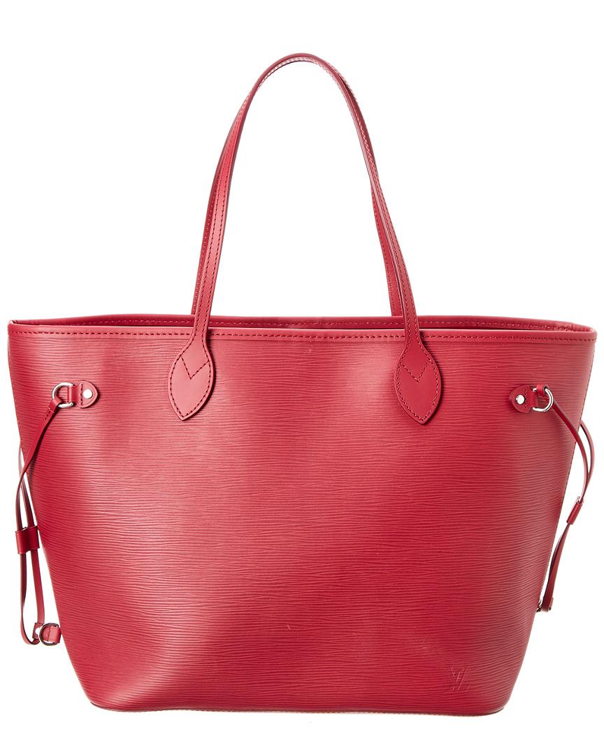 Louis Vuitton Fuchsia Epi Leather Neverfull Mm in Red - Lyst