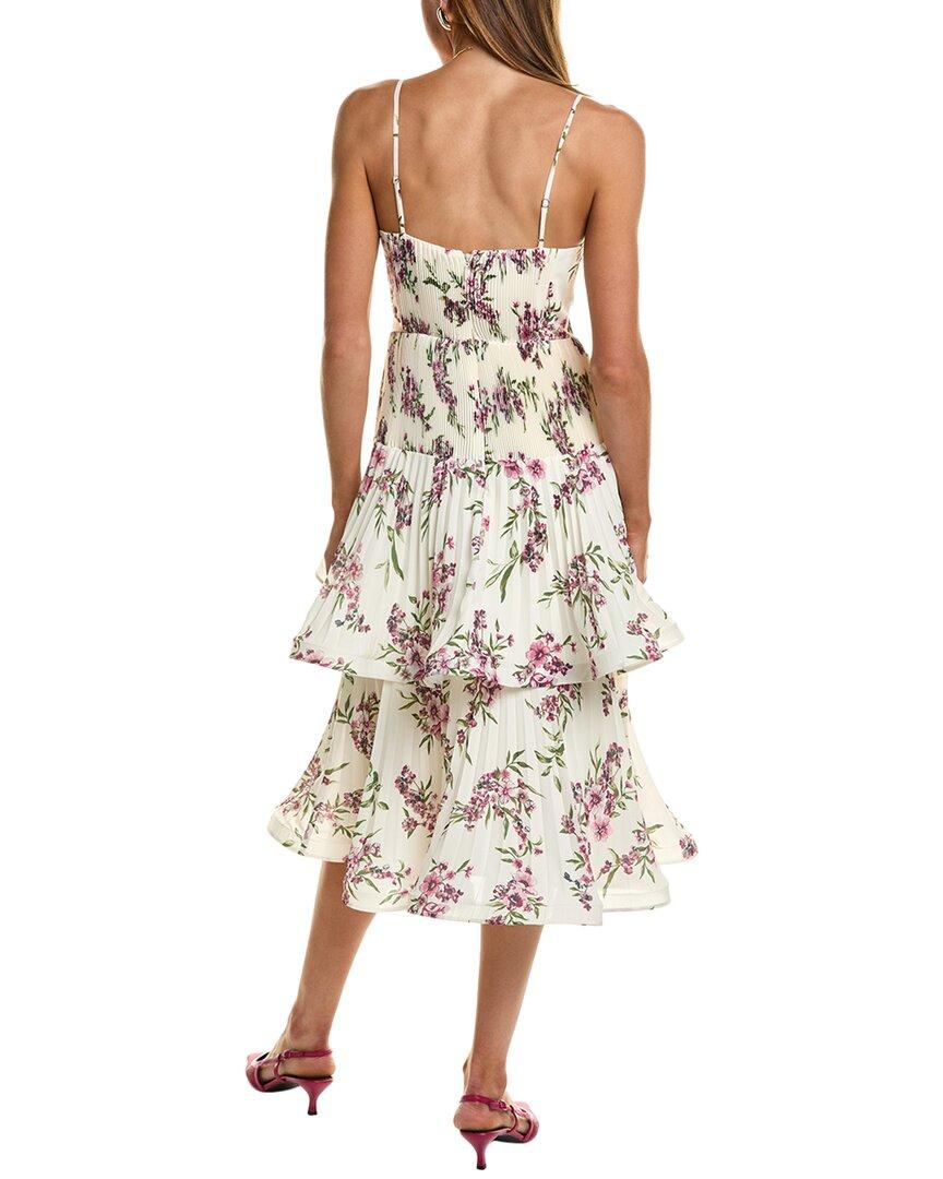 SALE!【BCBG MAXAZRIA】Ruffle Midi Cocktail Dress BCBGMAXAZRIA Ruffle Midi Cocktail Dress on SALE | Saks OFF 5TH