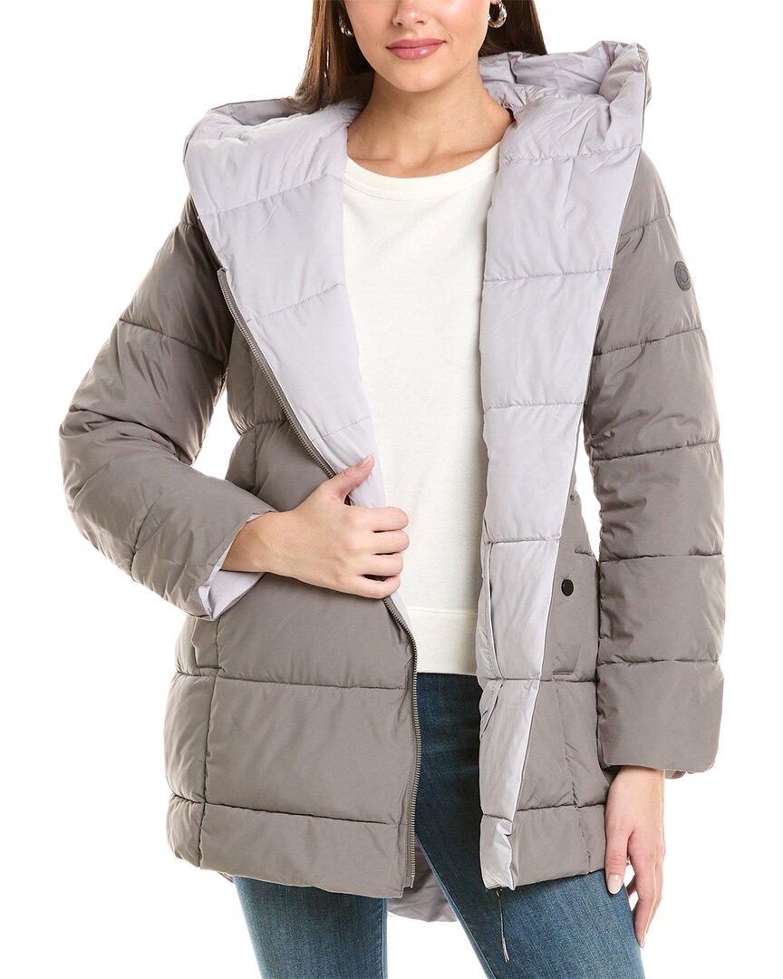 French Connection Puffer Coat in Grey Lyst UK