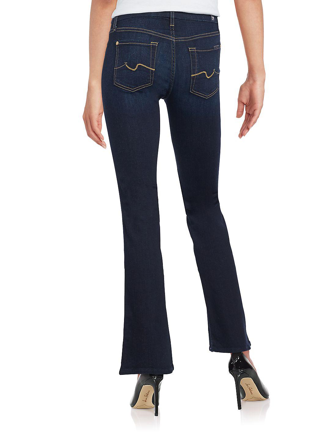 7 For All Mankind Karah Bootcut Jeans in Blue | Lyst