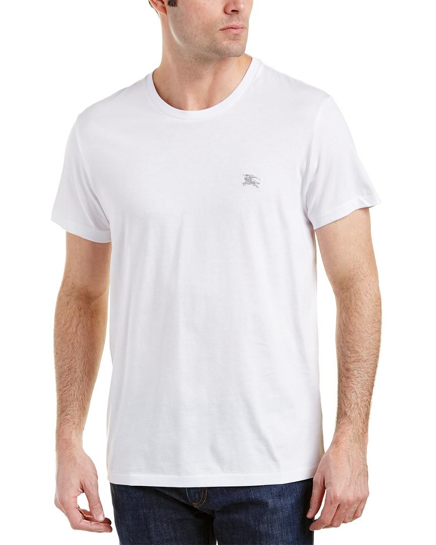 Burberry Joeforth Cotton Jersey T-shirt in White for Men - Lyst