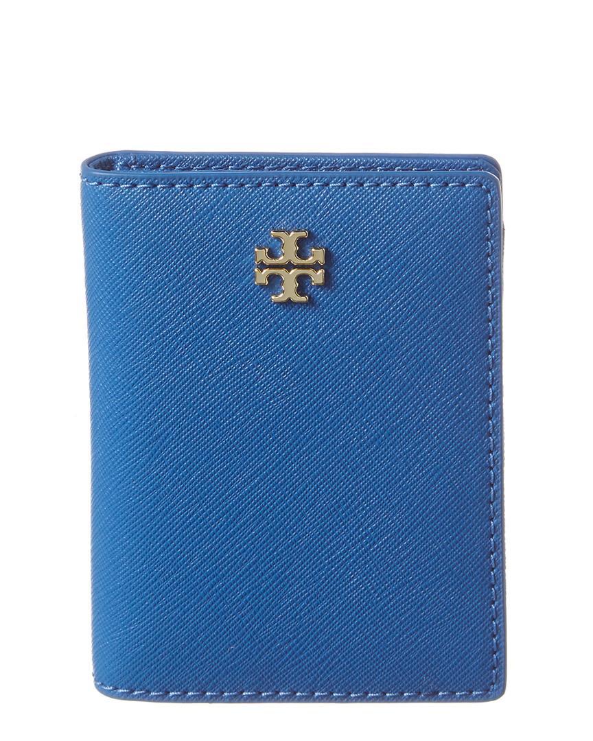 tory burch blue card holder