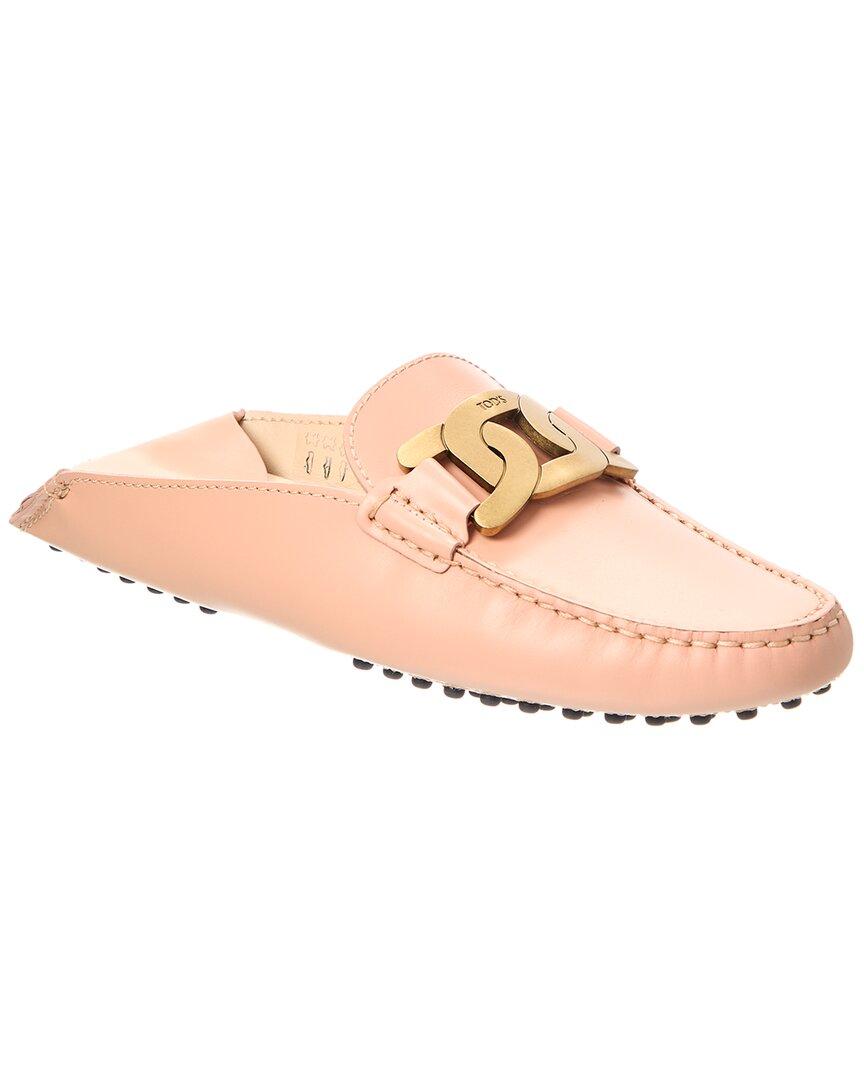 【関税＆送料込み】Tod'S Perforated Mules Shoes Woman RED Tod's Yorky in Leather XXW22L0IV60U0R40MR021 | Tods