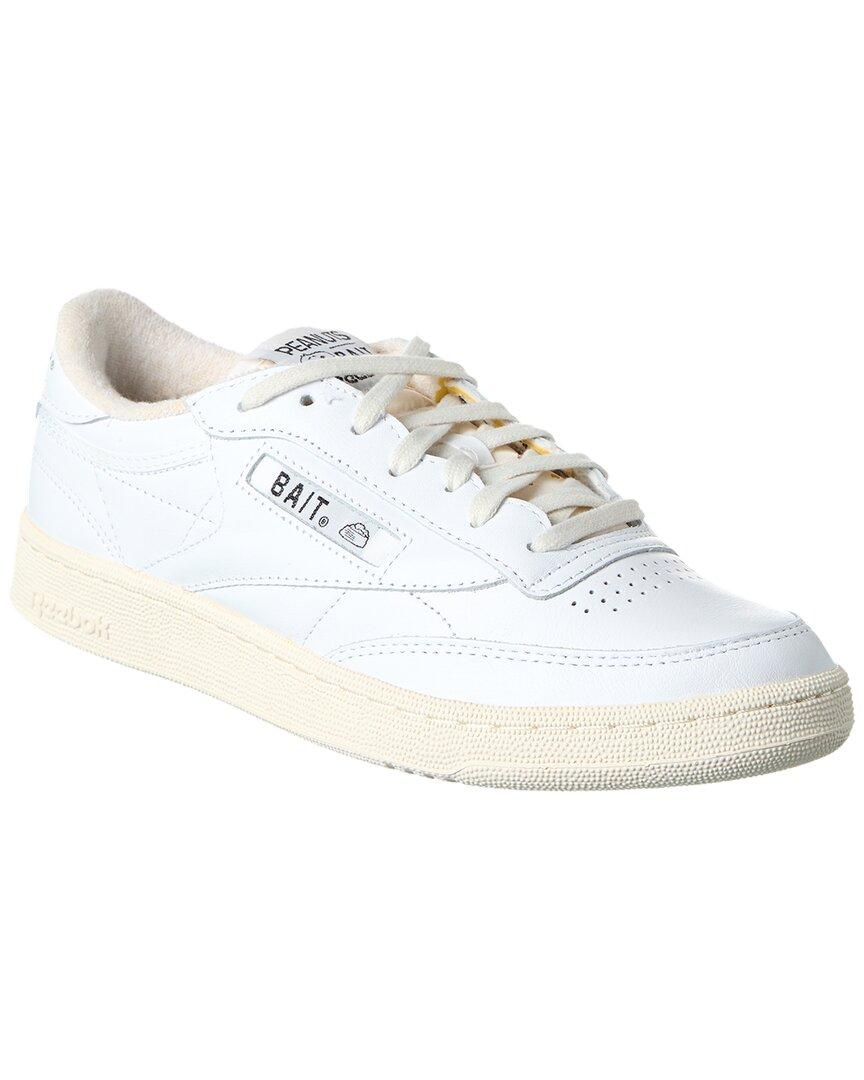 Reebok X Bait Peanuts Club C 85 Leather Sneaker in White for Men | Lyst