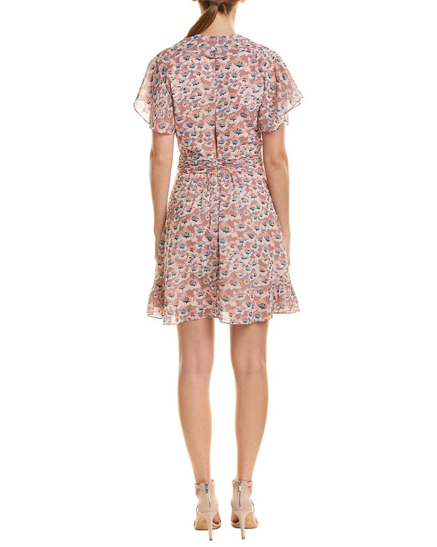 Reiss Synthetic Aime Tea Dress in Pink - Lyst