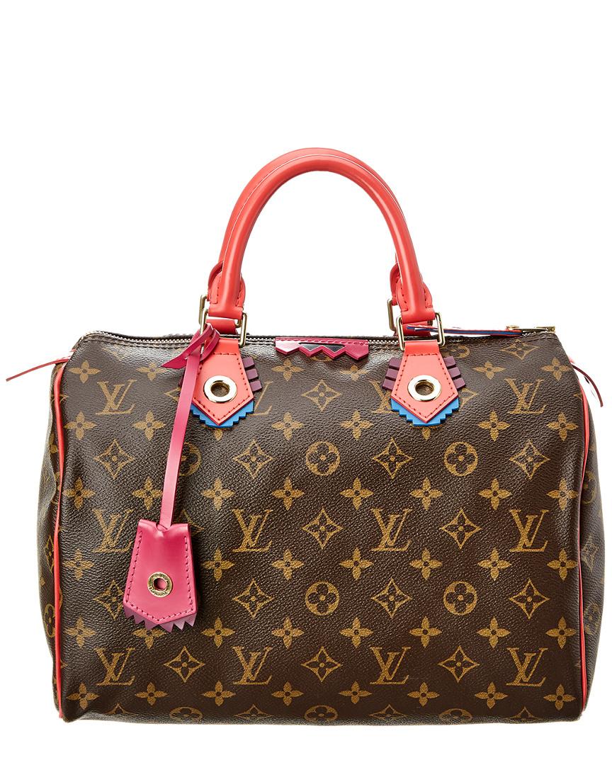 Louis Vuitton Limited Edition Pink Totem Monogram Canvas Speedy 30 | Lyst