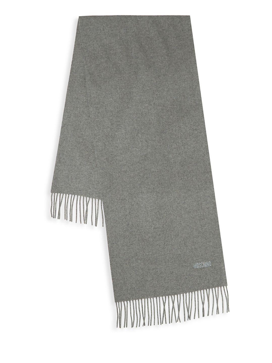 moschino merino wool scarf
