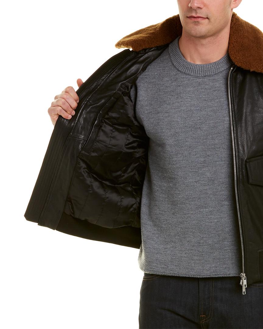 j lindeberg leather jacket