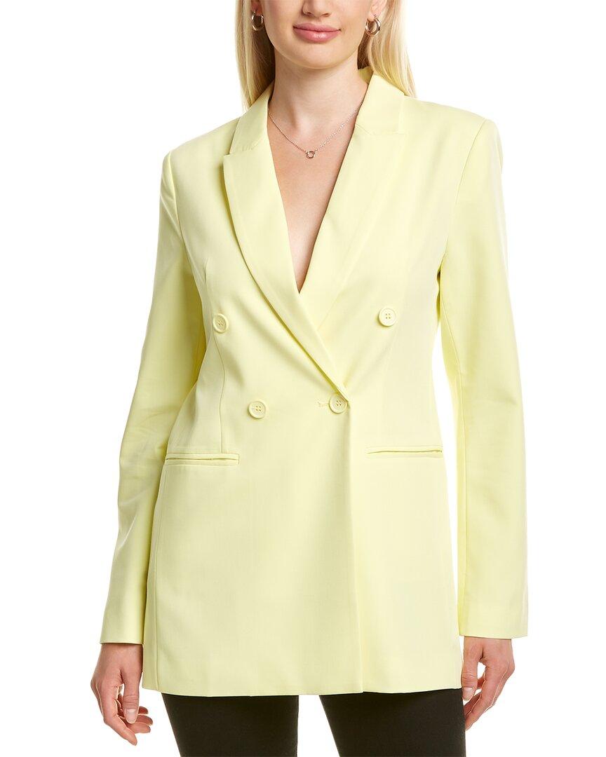 long yellow blazer