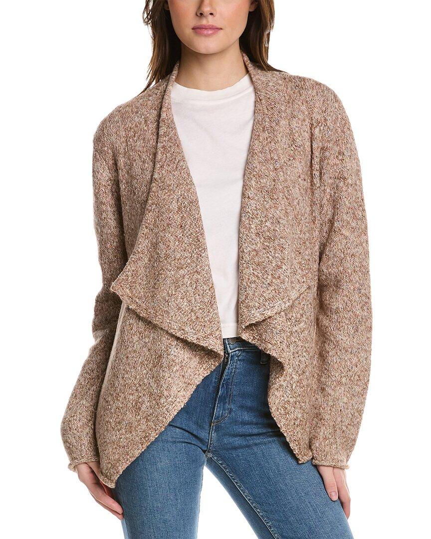 Michael Stars Kaylin Drape Cardigan in Natural Lyst