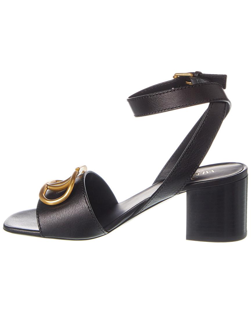 black ankle wrap sandals
