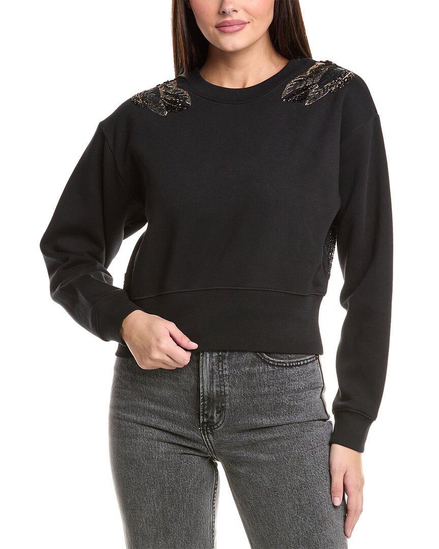 (取寄) オールセインツ レディース セパロ パール スウェット AllSaints women Separo Pearl Sweat Black AllSaints Separo Pearl Logo Sweatshirt, Grey Marl