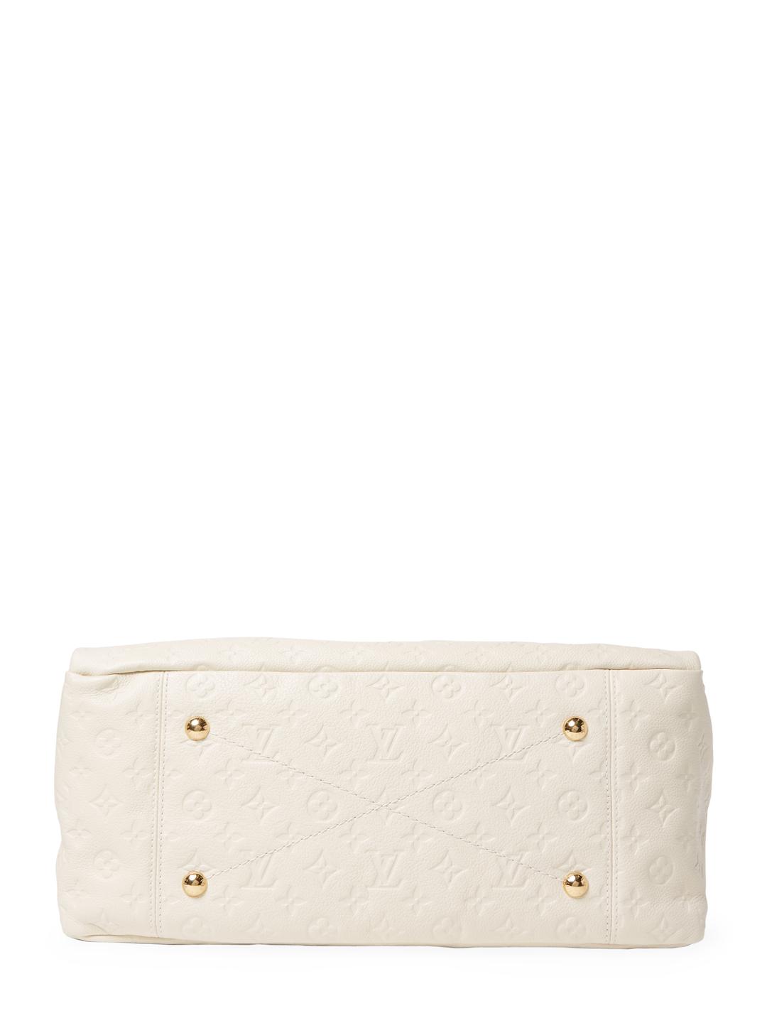 Louis Vuitton Leather Vintage White Empriente Artsy Mm Bag - Lyst