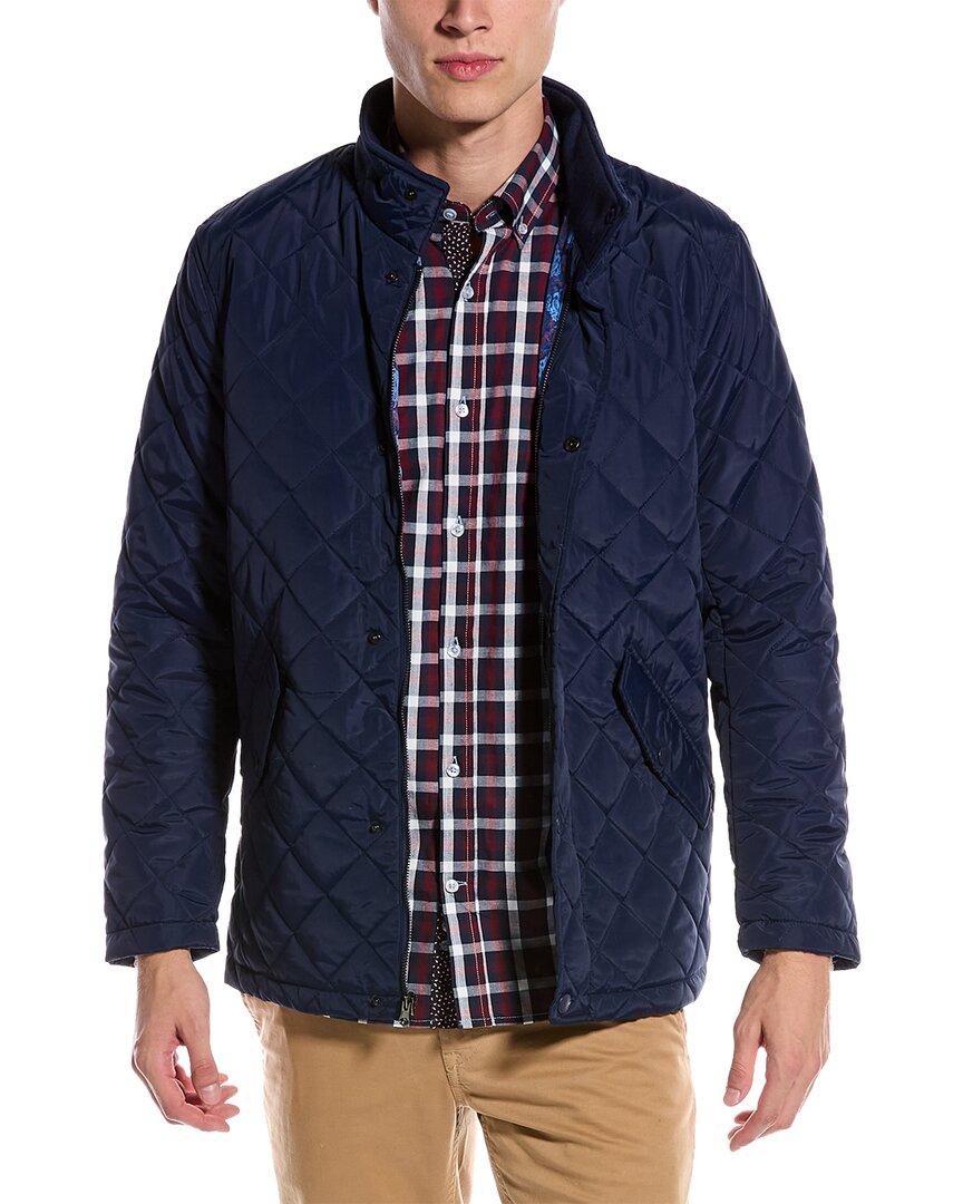 Tailorbyrd Quilted Jacket in Blue for Men Lyst