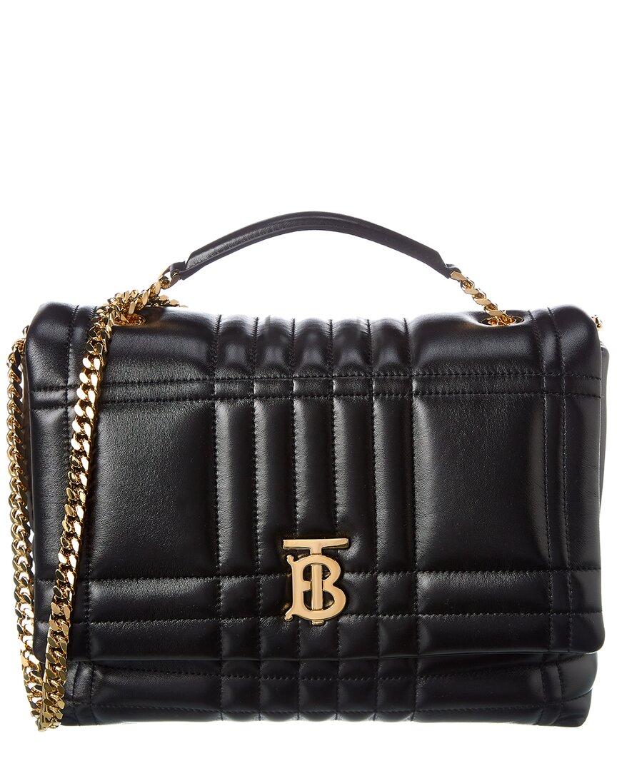 Burberry Lola Medium Quilted Leather Shoulder Bag in Black Lyst Australia