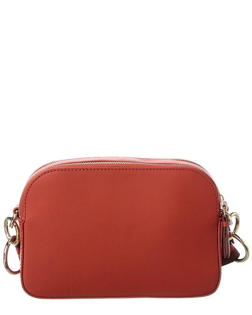 Ted Baker London Amerrah Branded Strap Leather Crossbody Bag - Red |  Editorialist