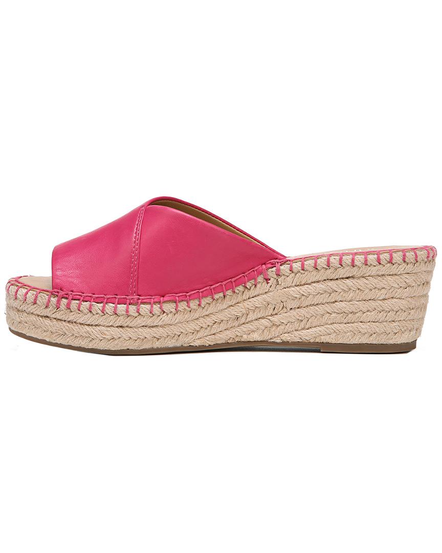 hot pink espadrille wedge