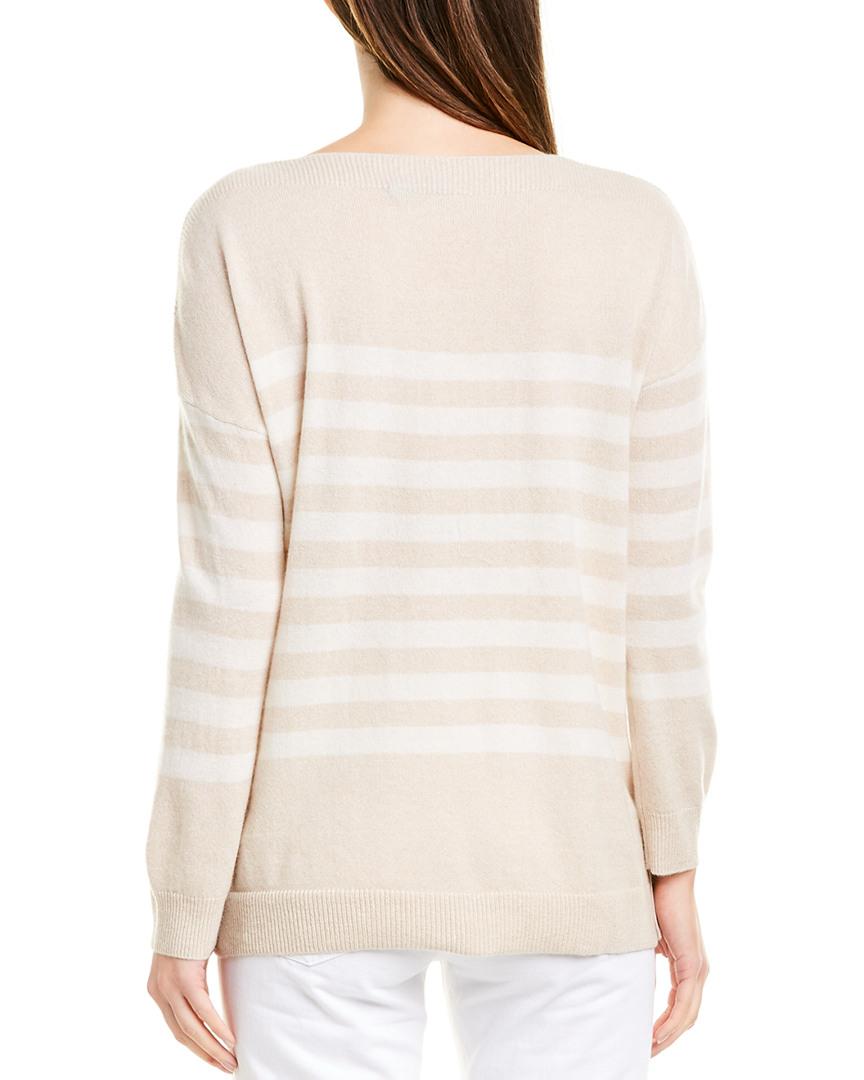 RAFFI Cashmere Sweater in White - Save 1% - Lyst