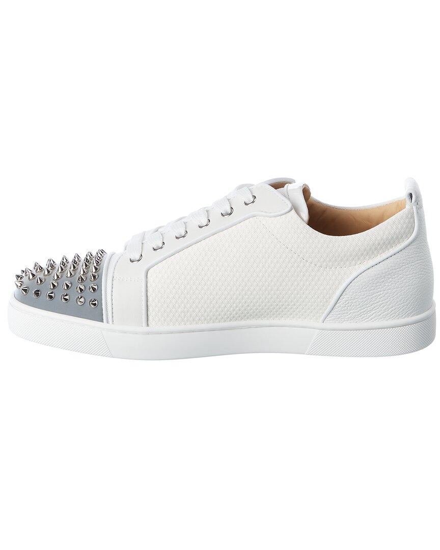 womens white louboutin trainers