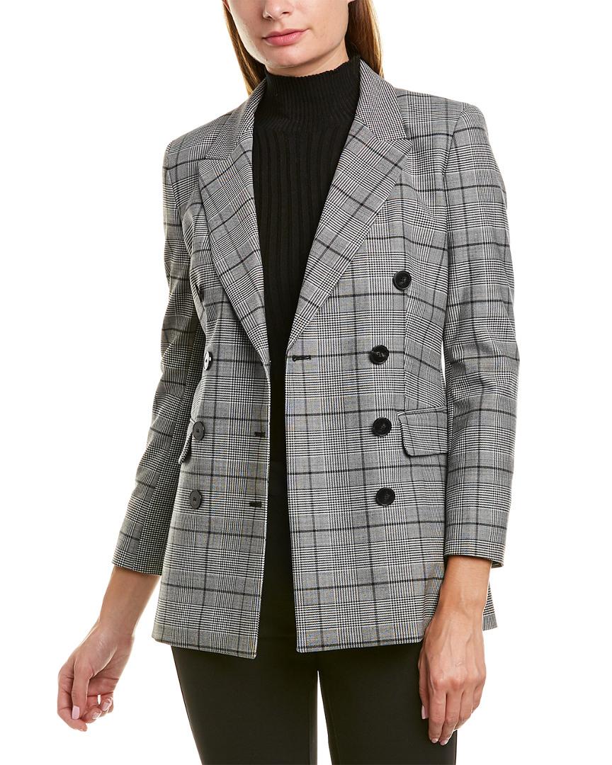 Marella Wool-blend Jacket in Black - Lyst
