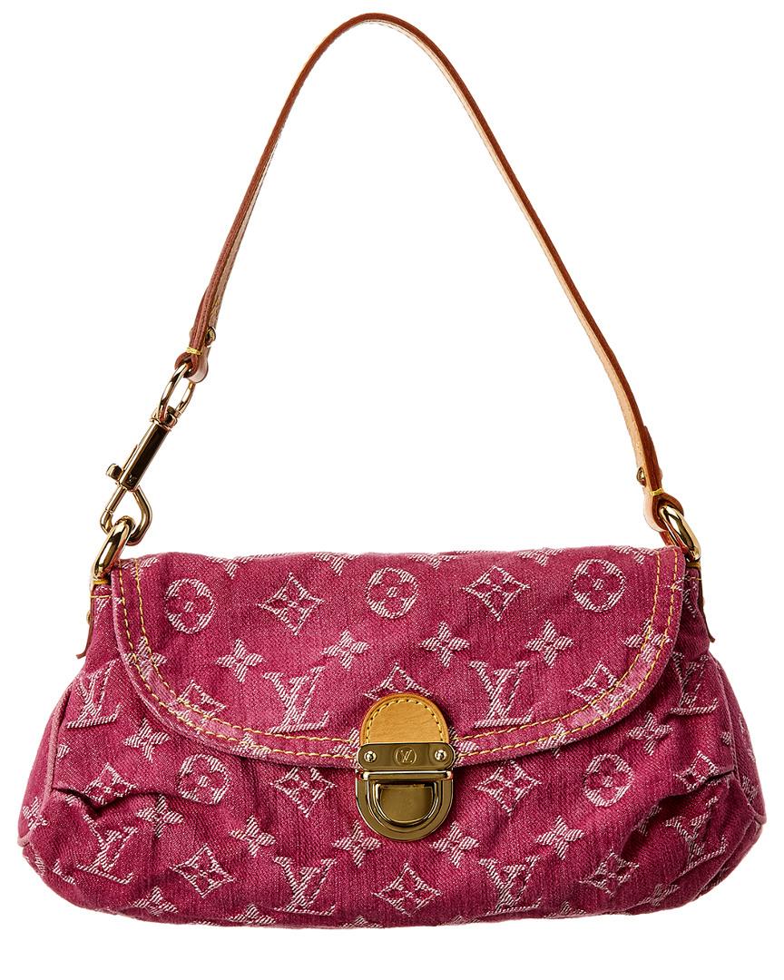 Louis Vuitton Pink Monogram Denim Pleaty Mini | Lyst