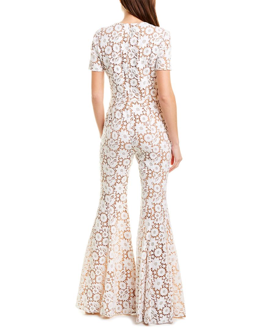 Michael kors white lace jumpsuit Clearance