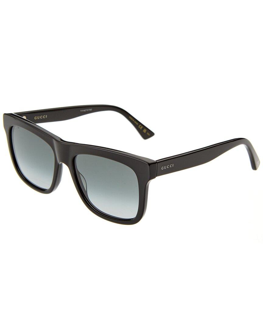 ? - New Authentic Gucci Grey Rectangular Sunglasses GG0158SN 001 Gucci Gg0158sn M 001 Square Sunglasses In Grey | ModeSens main image 3