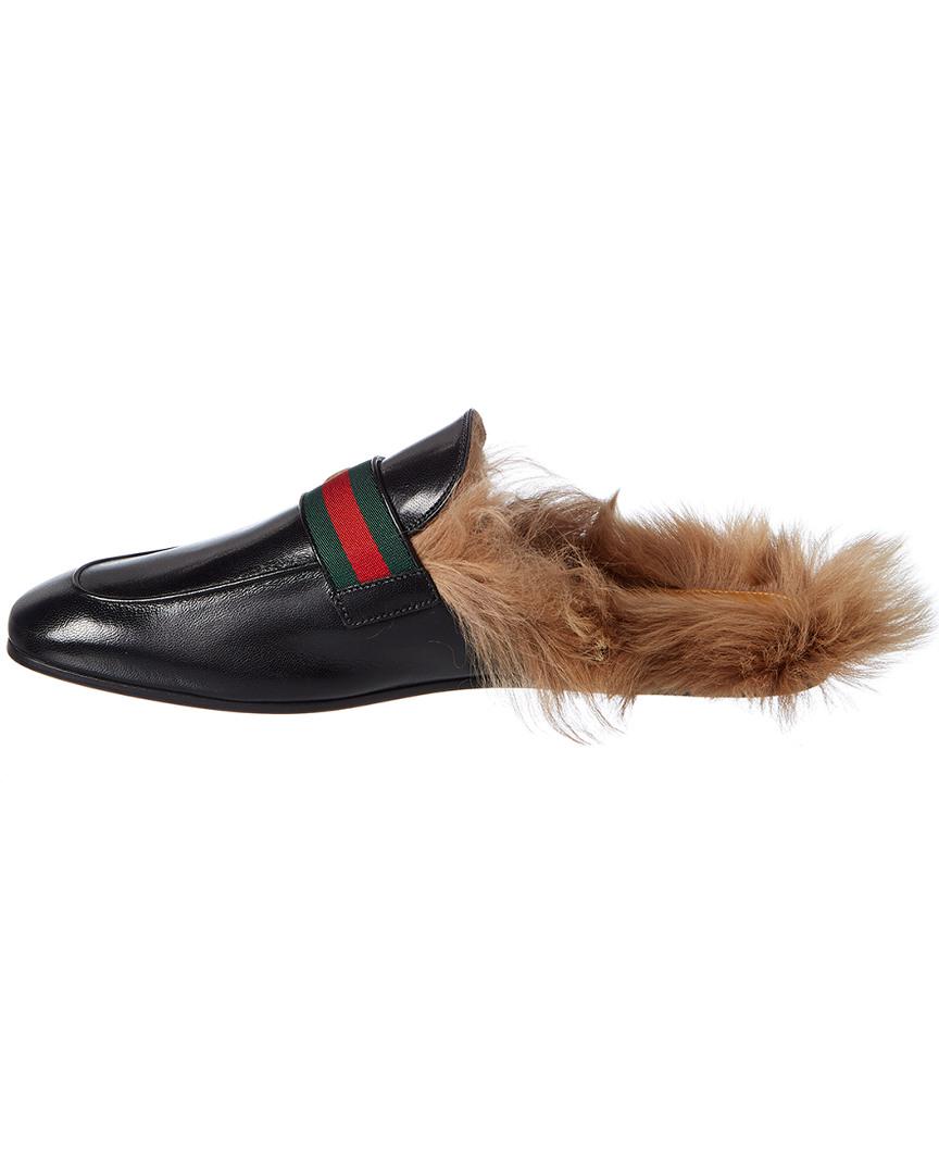princetown crocodile slipper with double g