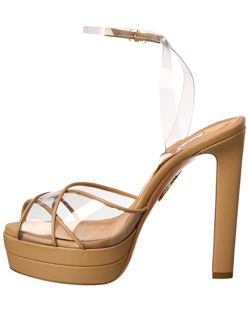 Vinyl platform shop sandals