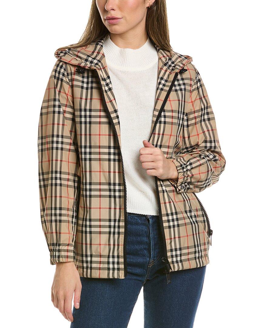 Burberry Vintage Checked Hood Jacket in Natural Lyst Canada