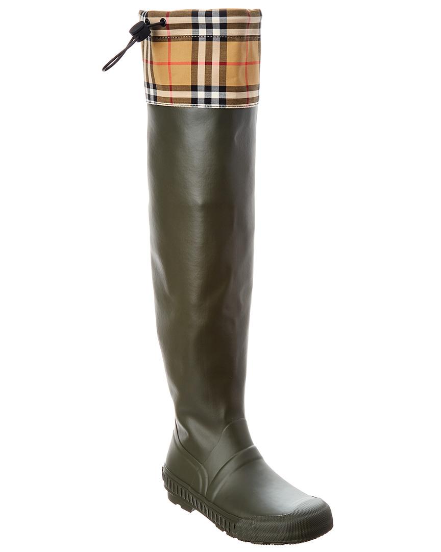 vintage burberry rain boots