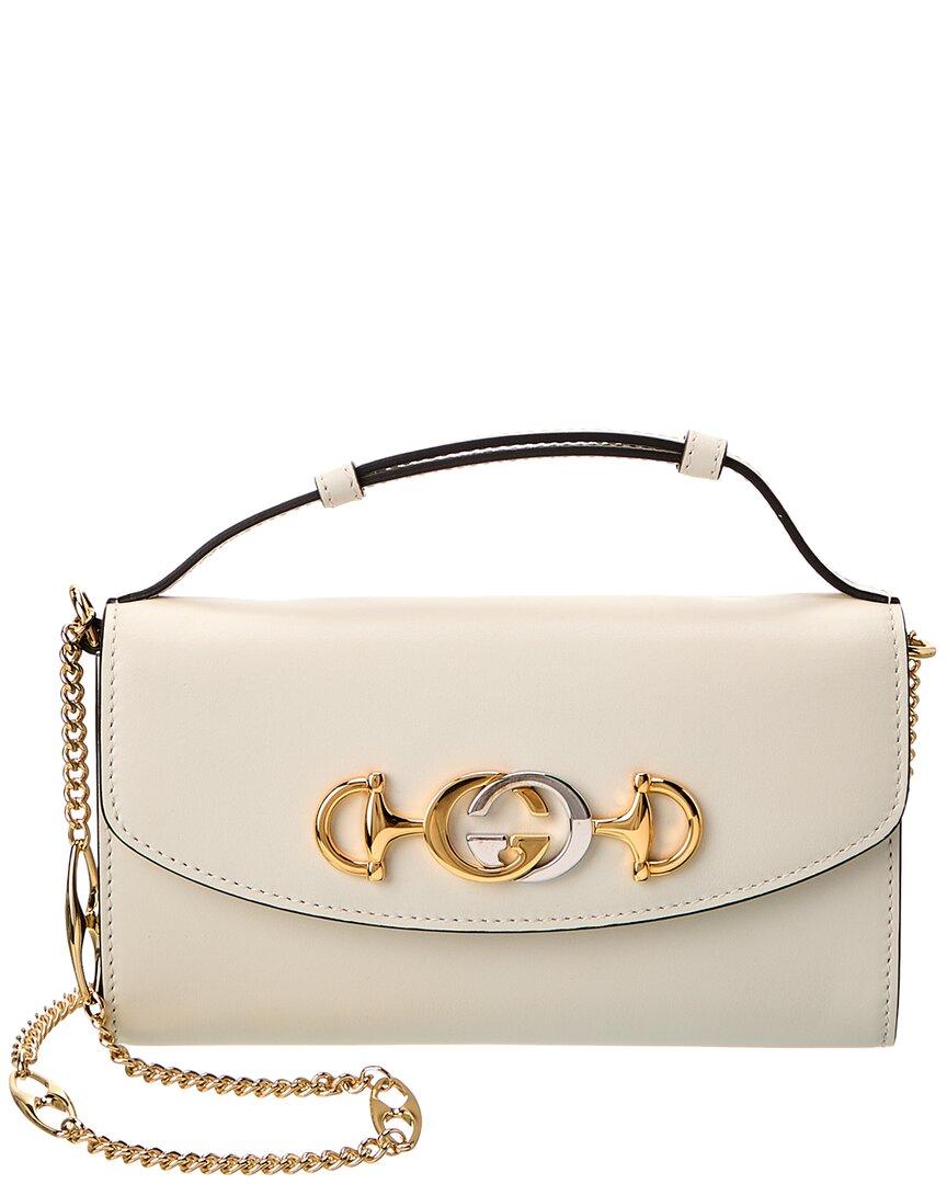 Gucci zumi smooth leather small shoulder bag deals