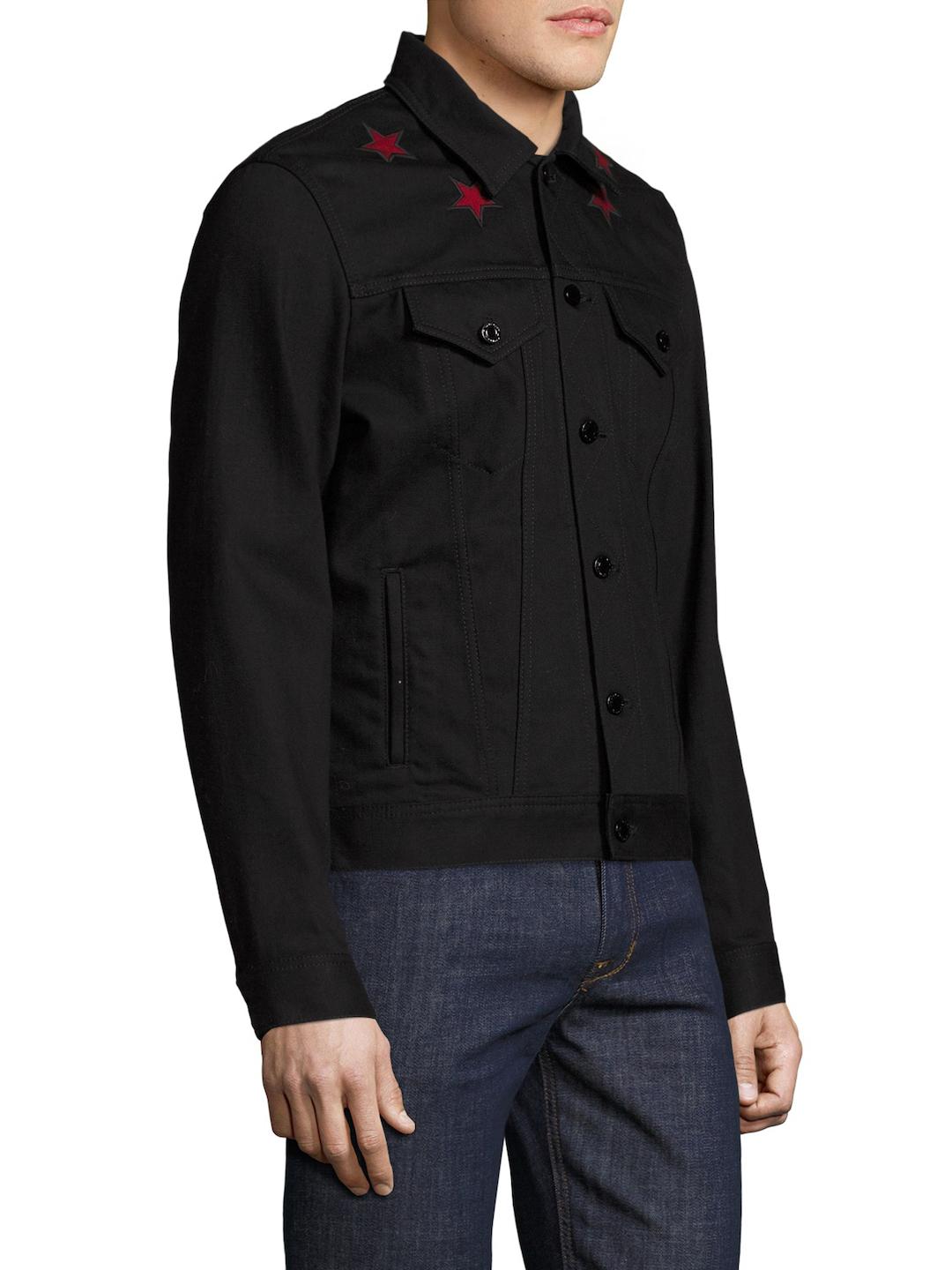 givenchy black jean jacket