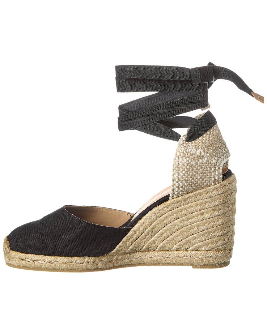 Castaner Carina 60 Canvas Wedge Espadrille in Black Lyst UK