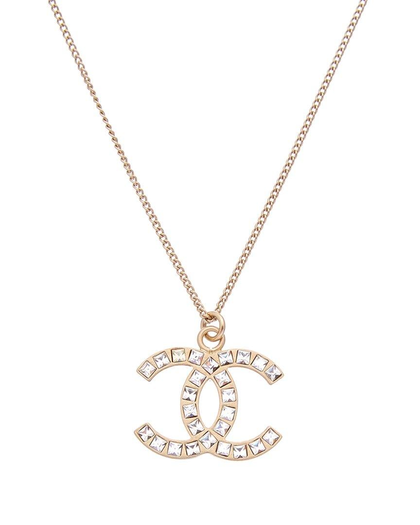 chanel logo necklace real gold