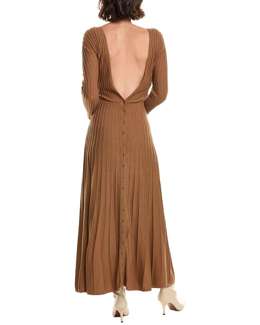 bash long sleeve dress Ba&sh Derby Maxi Dress
