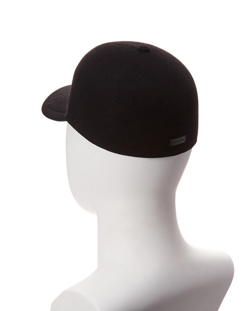 burberry felted wool baseball cap