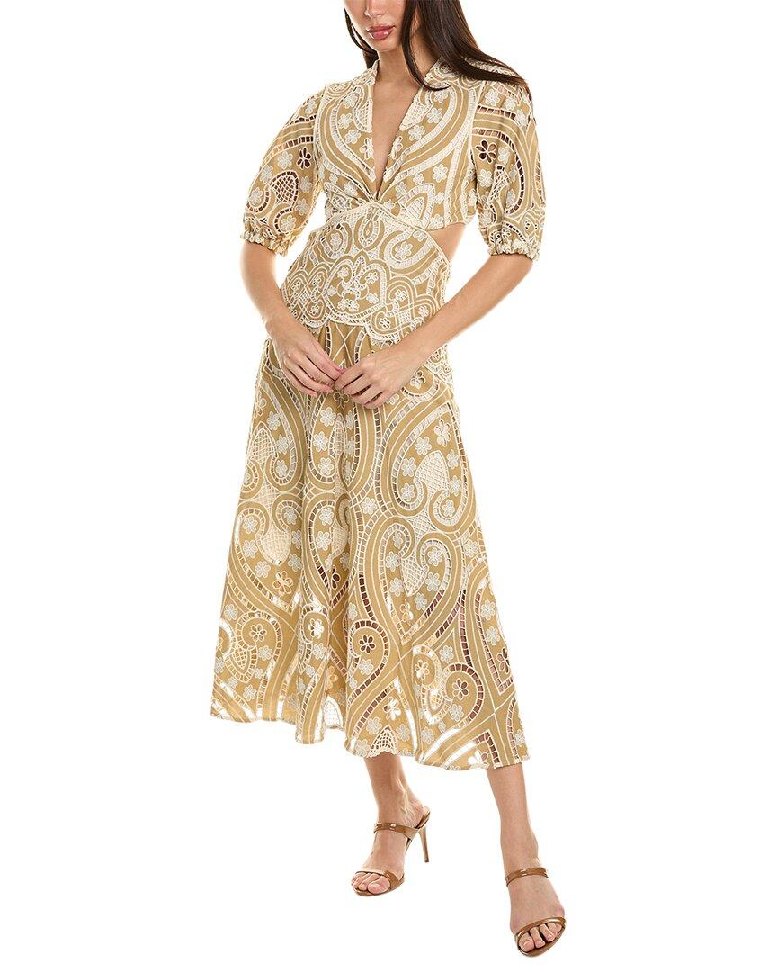 slim fit dress slacks Sandro // Yellow Praline Rhinestone Dress  VSP Consignment
