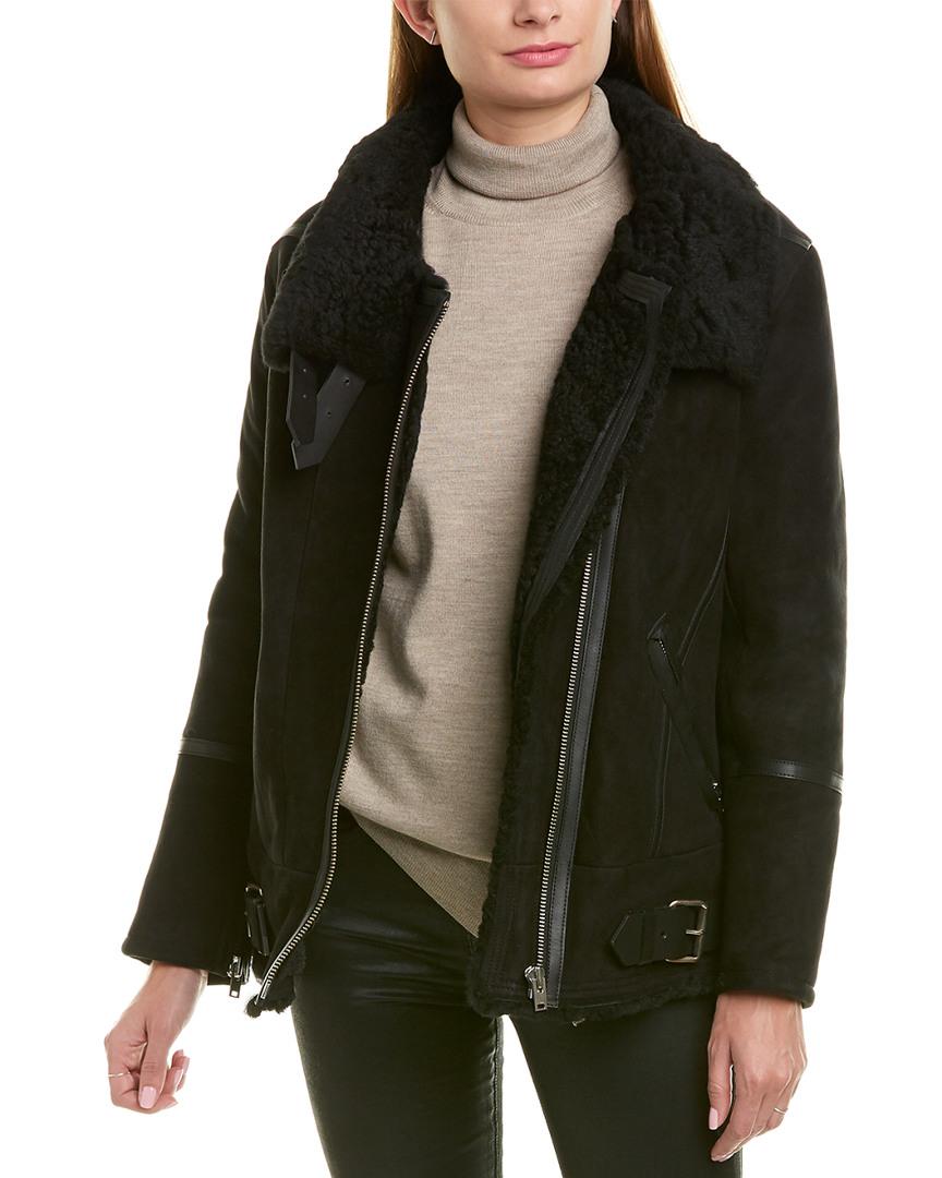 iro shearling coat