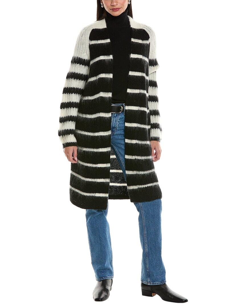 AllSaints Lou Alpaca Wool-Blend Cardigan in Black Lyst UK