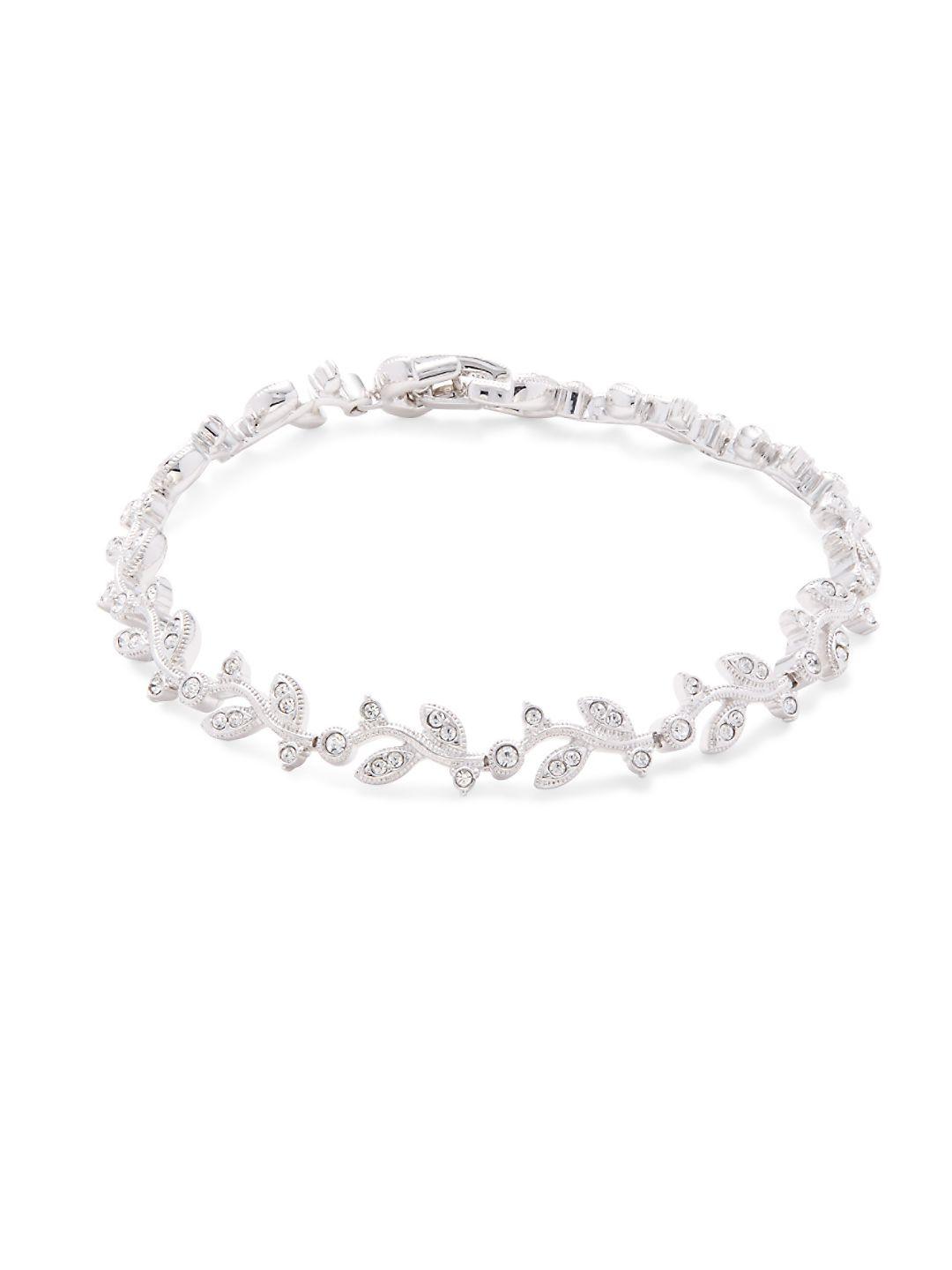 Adriana Orsini Crystal Nouveau Vine Bracelet in Silver (Metallic) - Lyst
