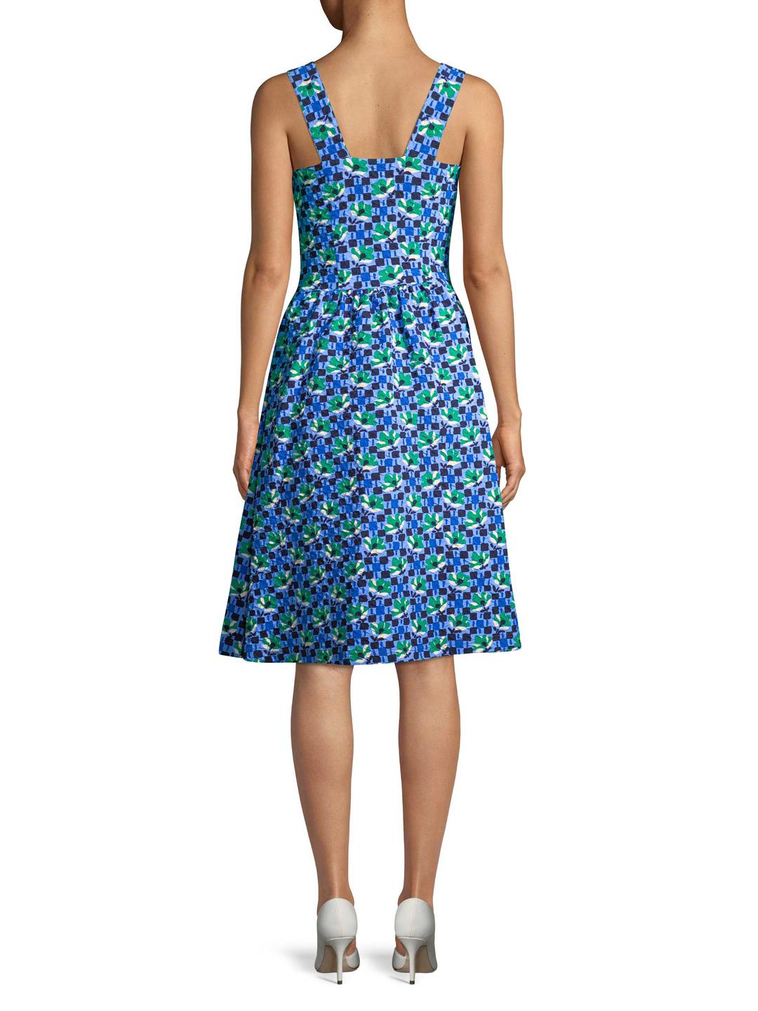 Prada Floral Print Fit-and-flare Dress 