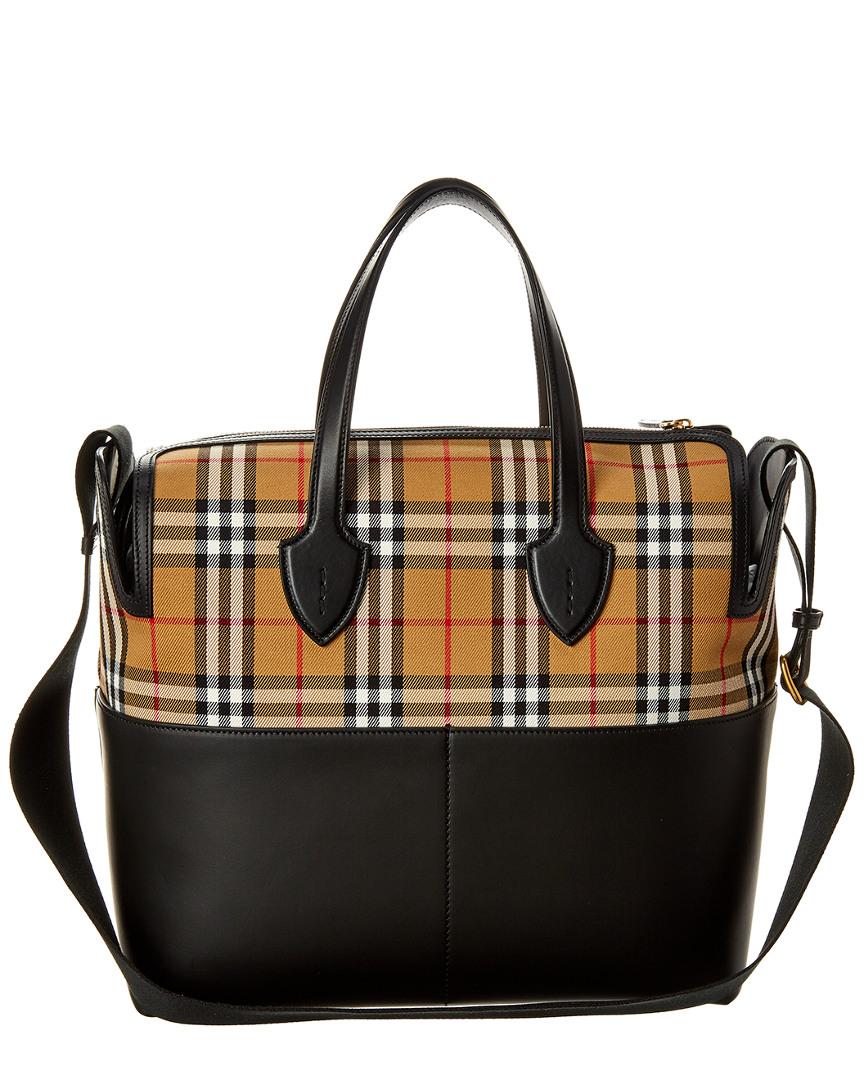 Burberry Kids Black Diaper Bag