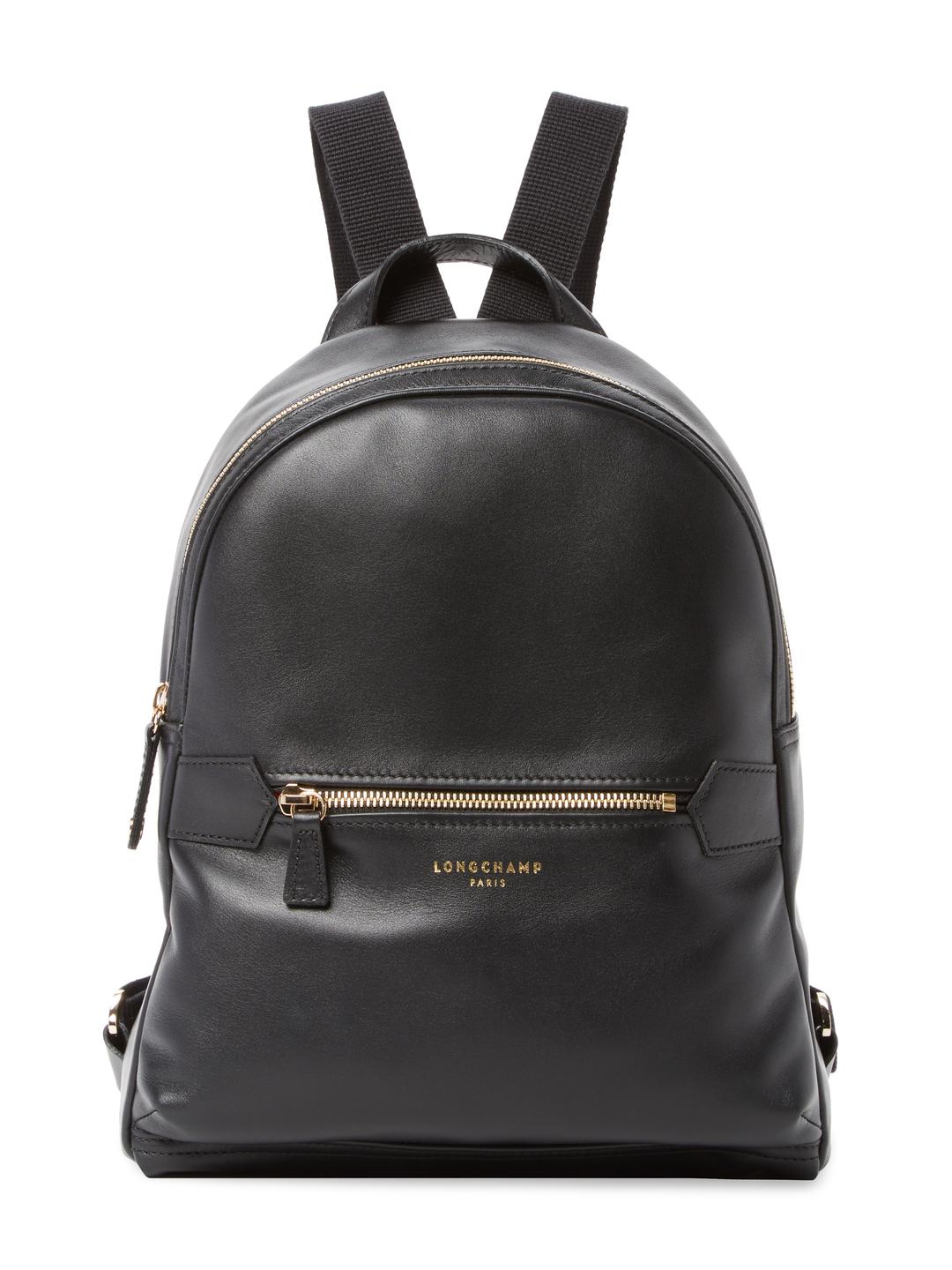 longchamp leather backpack