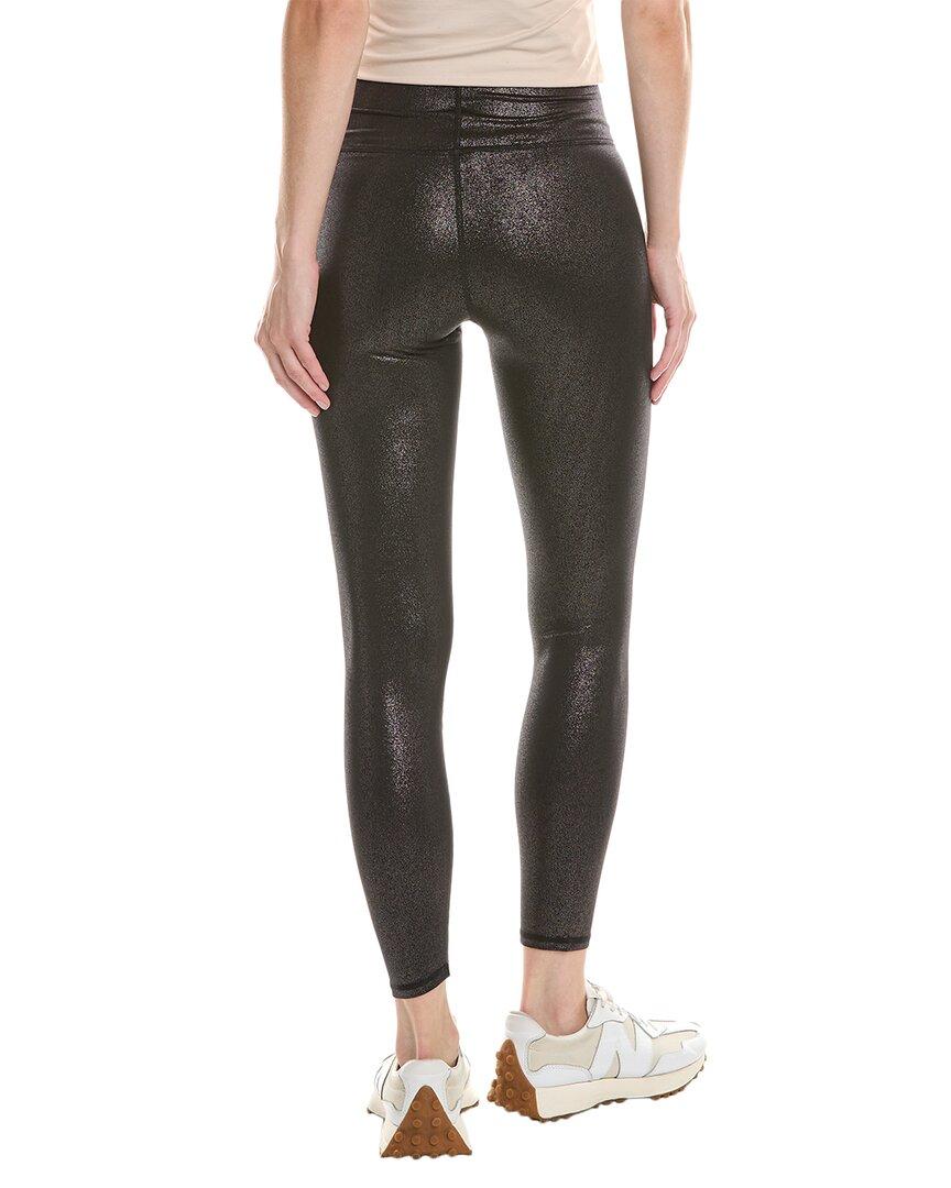 Black foil leggings discount