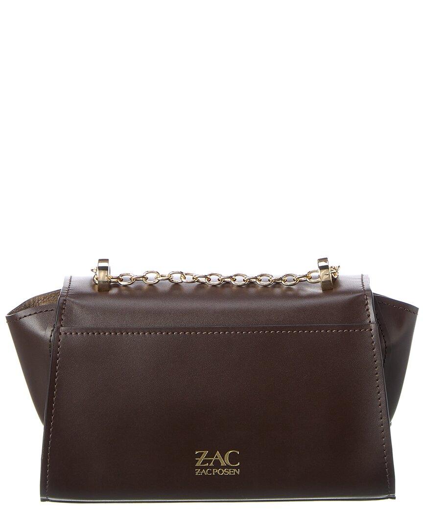 ZAC Zac Posen Earthette Large Chain Shoulder Bag - Brown Shoulder