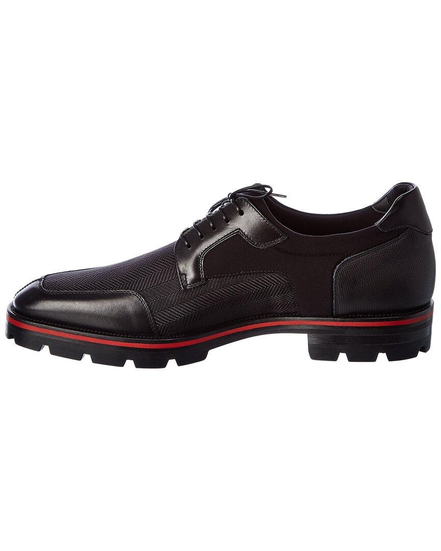 Christian Louboutin Simon Leather-trim Oxford Sneaker in Black for Men ...