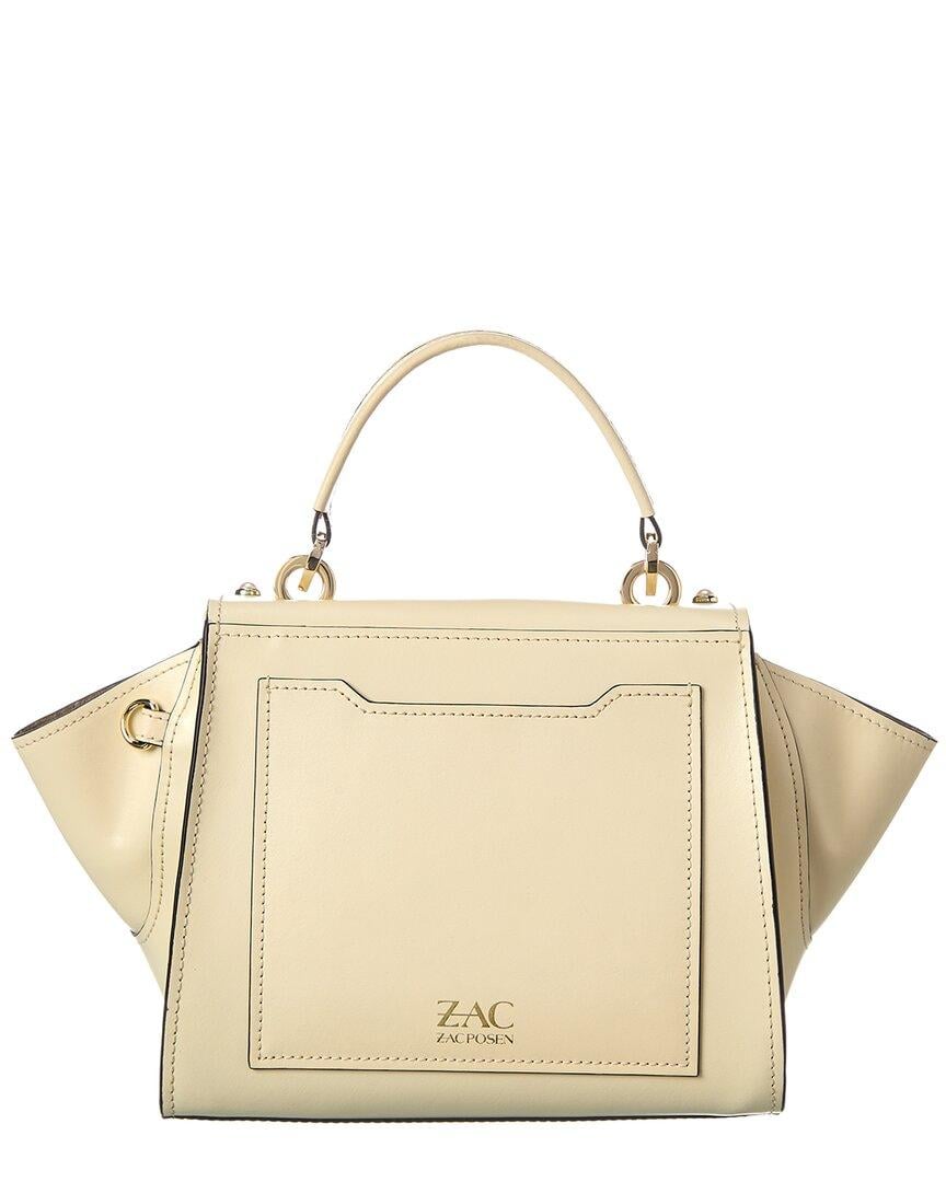 ZAC Zac Posen Eartha Iconic Faux-Pearl Floral Appliqué Top Handle Mini  Leather Crossbody