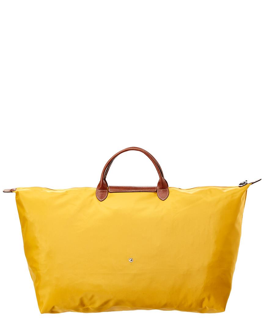Longchamp Le Pliage Xl Nylon Travel Tote in Yellow | Lyst