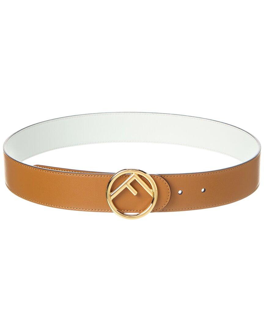 Fendi F Is Reversible Leather Belt in White Lyst UK